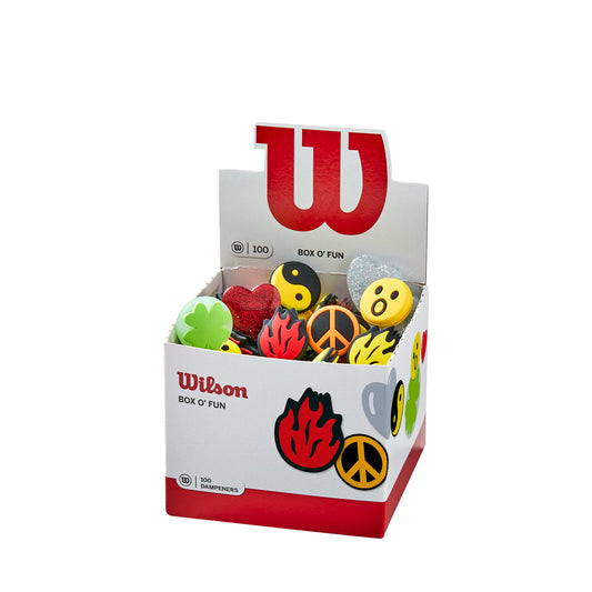 Wilson Box O Fun Tennis Dampener 100 Pk, Multicolor