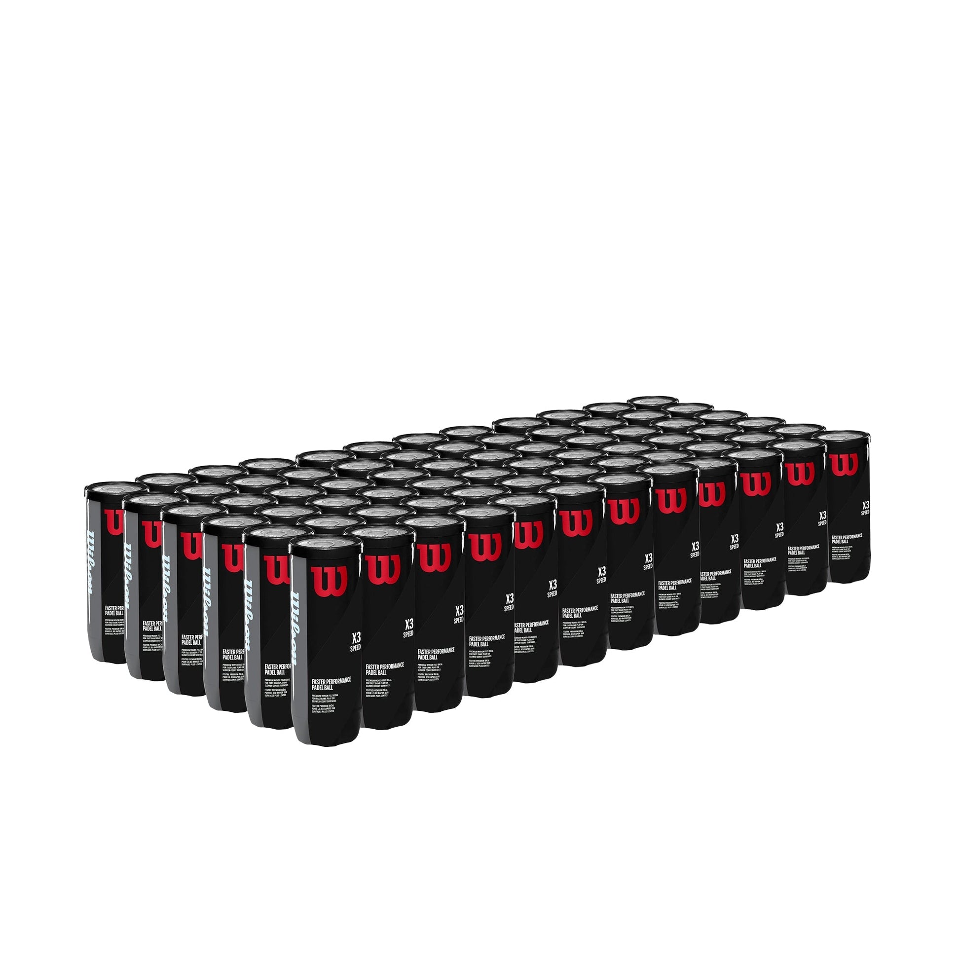 Padel X3 Speed 24 Can Case Balls