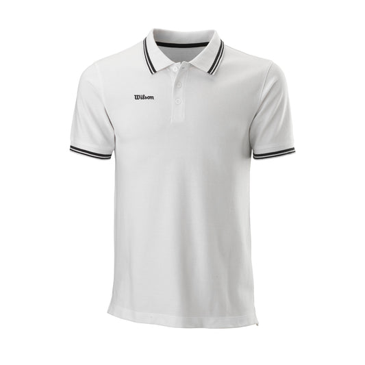 Men'S Team Ii Cotton Tennis Polo - White