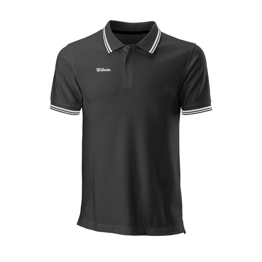 Men'S Team Ii Cotton Tennis Polo - Black