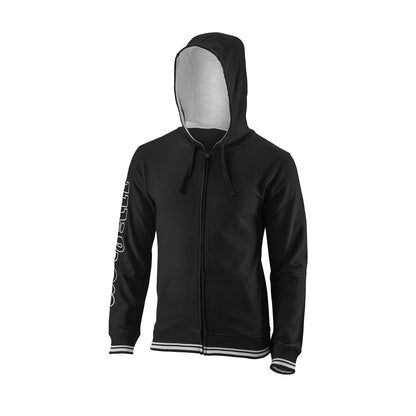 MEN'S TEAM II FZ TENNIS HOODY - BLACK - WilsonME