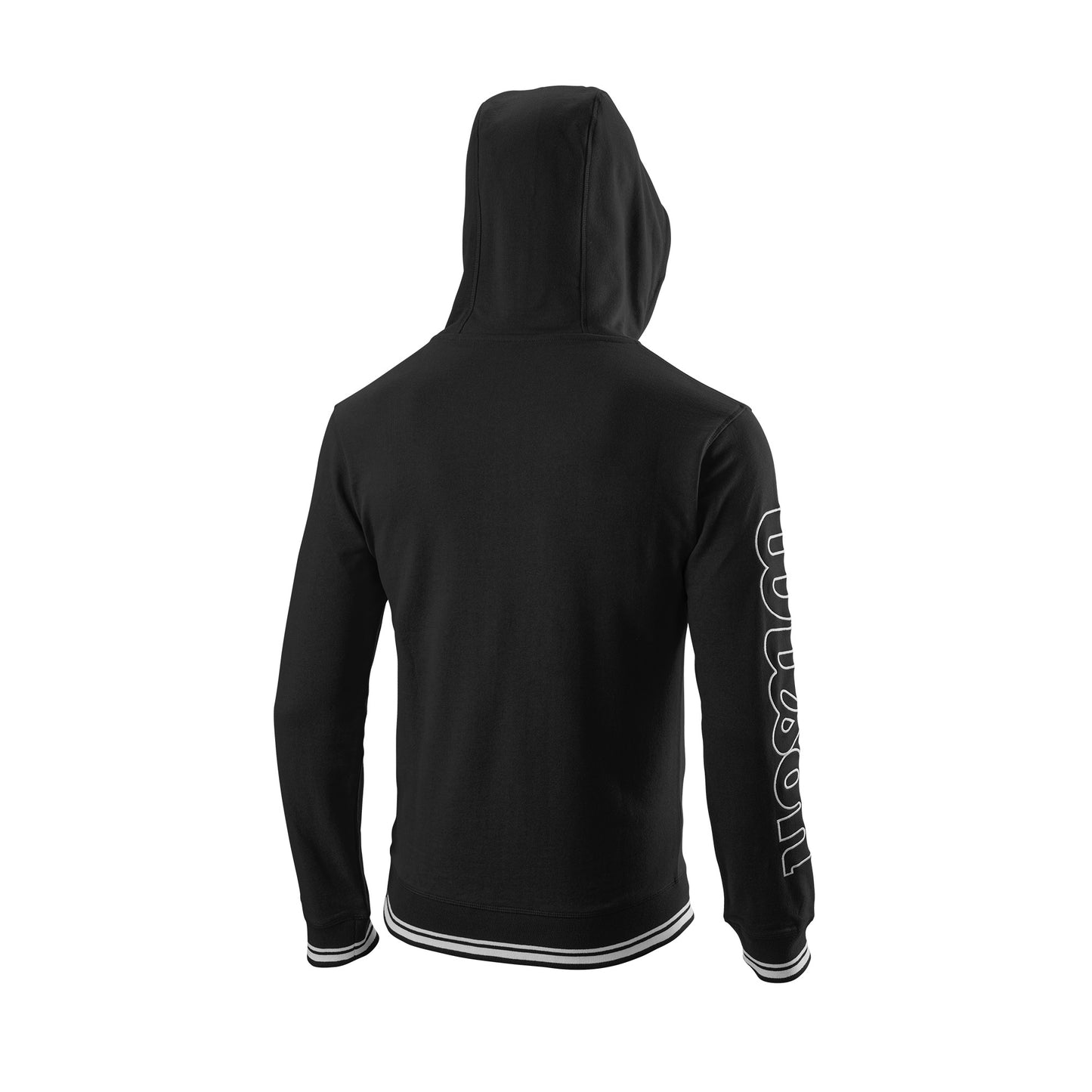 MEN'S TEAM II FZ TENNIS HOODY - BLACK - WilsonME