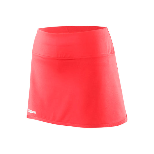 WOMEN'S TEAM II 12.5" TENNIS SKIRT - FIERY CORAL - WilsonME