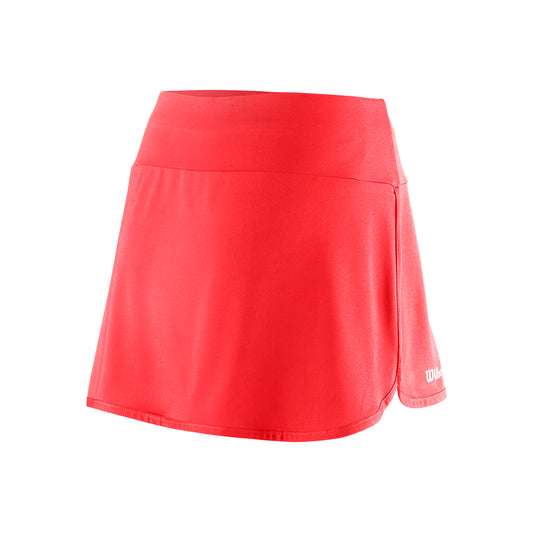 WOMEN'S TEAM II 12.5" TENNIS SKIRT - FIERY CORAL - WilsonME