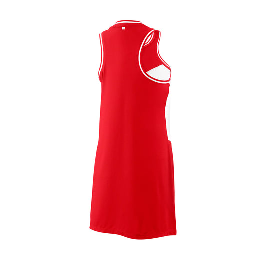 WOMEN'S TEAM II TENNIS DRESS - TEAM RED - WilsonME