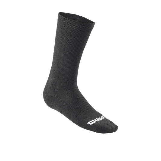 MEN'S RUSH PRO CREW SOCKS - BLACK - WilsonME