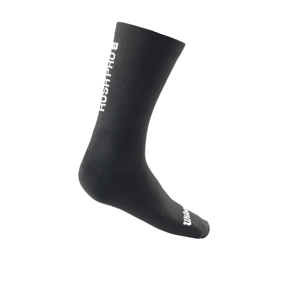 MEN'S RUSH PRO CREW SOCKS - BLACK - WilsonME