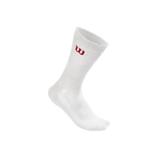 MEN'S CREW SOCKS 3PAIR/PACK - WHITE - WilsonME