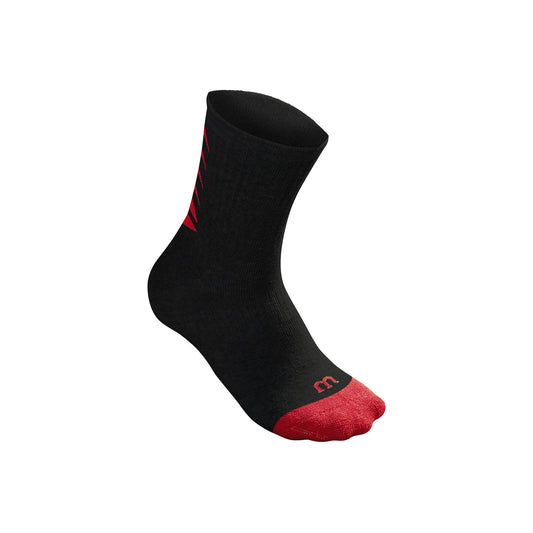 YOUTH CORE CREW SOCKS 3PAIR/PACK - WHITE/BLACK/GREY - WilsonME