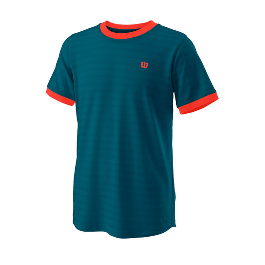 Wilson Competition Boy Tennis Crew T-Shirt II, Blue