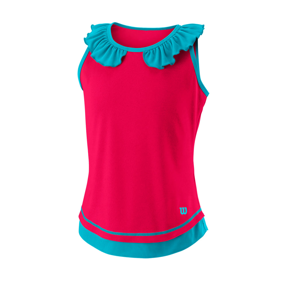 Girl's Competition Tennis Tank Top - Love Potion Pink