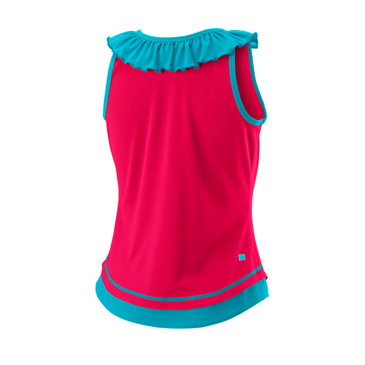 Girl's Competition Tennis Tank Top - Love Potion Pink