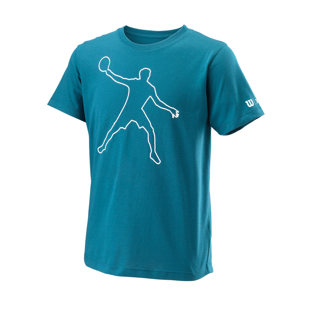 Boy's Bela Tech Padel Tee Ii - Blue Coral