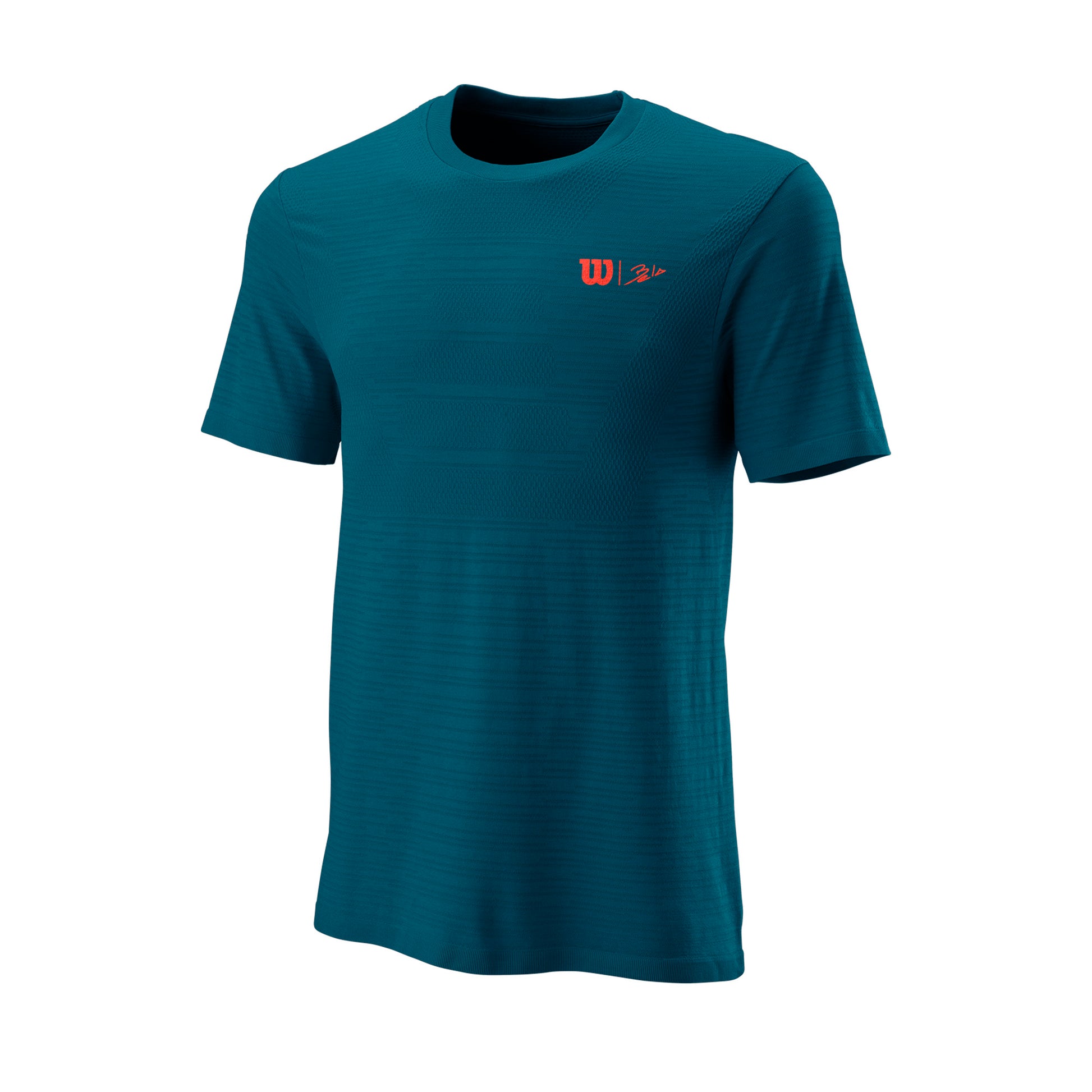 Men's Bela Seamless Crew T-Shirt Iii - Blue Coral