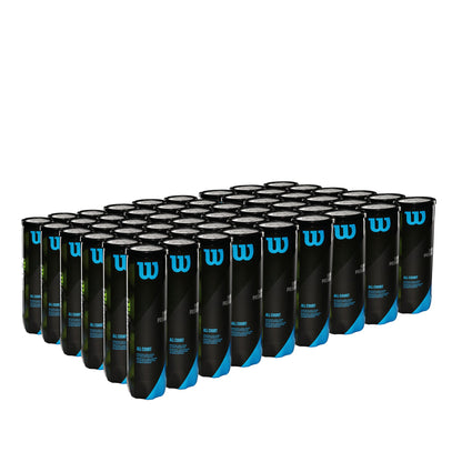 TOUR PREMIER ALL COURT 4-BALL 18 CAN CASE TENNIS BALLS - WilsonME