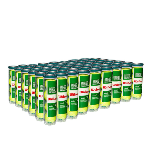 STARTER PLAY GREEN 4-BALL 108 CAN CASE TENNIS BALLS - WilsonME