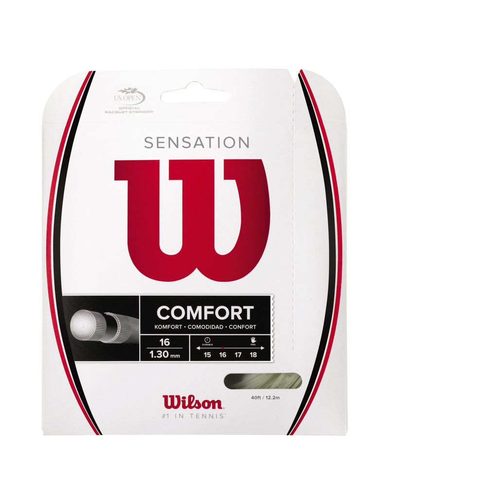 Wilson Tennis Racket Stringing Pattern Wilson Tennis String -Sensation 16 – WilsonME