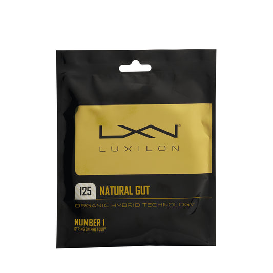 LUXILON NAT GUT 125 TENNIS STRING - SET - WilsonME