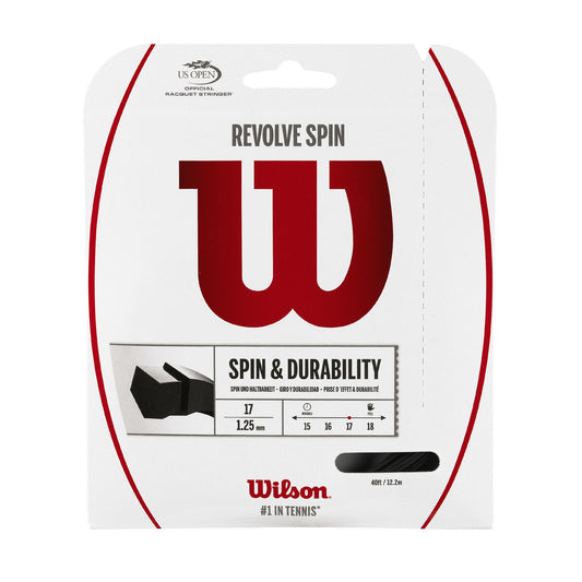 REVOLVE SPIN 17 TENNIS STRING - SET - WilsonME