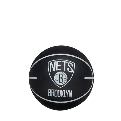 Wilson NBA DRIBBLER BASKETBALL BROOKLYN NETS Black WTB1100BRE