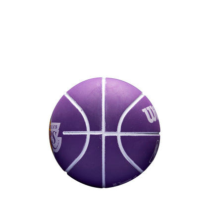 Wilson NBA DRIBBLER BASKETBALL LOS ANGELES LAKERS Purple WTB1100LLE