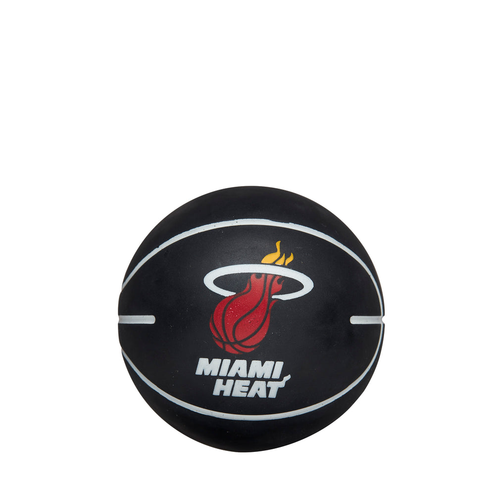 Wilson NBA DRIBBLER BASKETBALL MIAMI HEAT Black WTB1100MIE