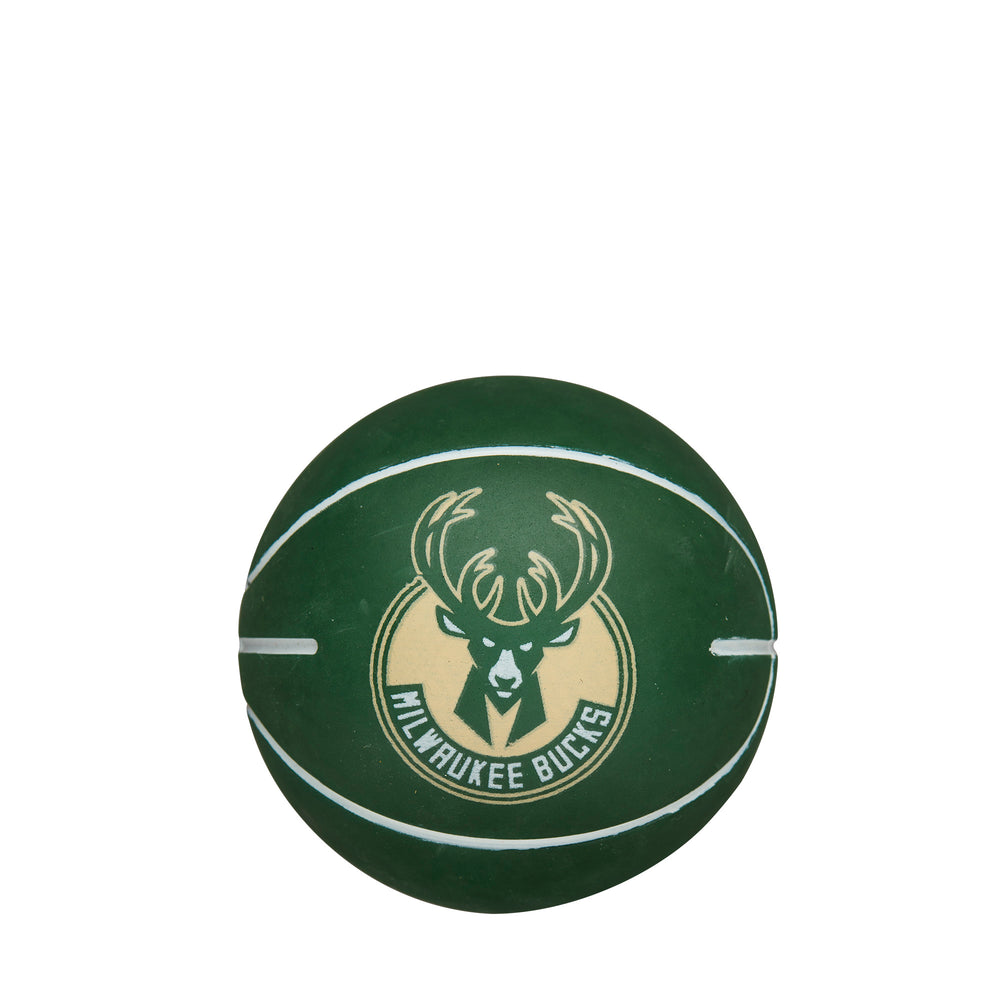 Wilson NBA DRIBBLER BASKETBALL MILWAUKEE BUCKS Green WTB1100MLE