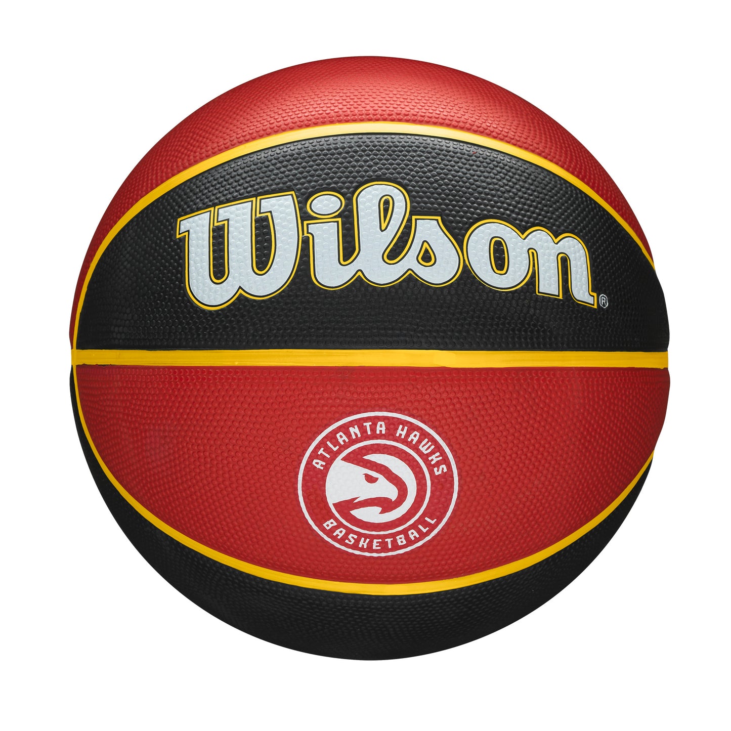 Wilson NBA TEAM TRIBUTE BASKETBALL ATLANTA HAWKS Black/Red WTB13XBAT
