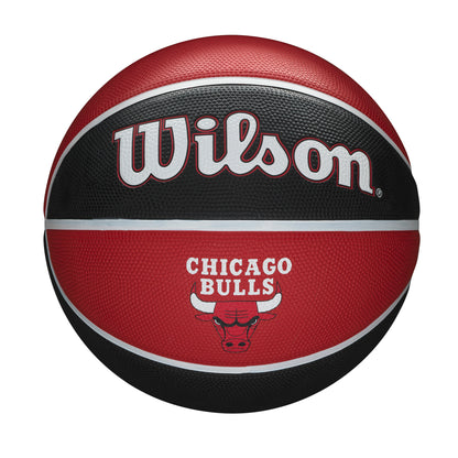 Wilson NBA TEAM TRIBUTE BASKETBALL CHICAGO BULLS Black/Red WTB13XBCH