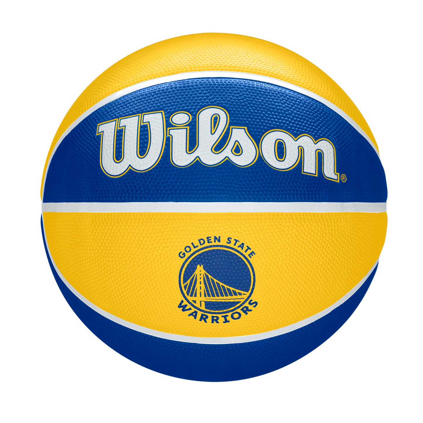 Wilson NBA TEAM TRIBUTE BASKETBALL GOLDEN STATE WARRIORS Blue/Yellow WTB13XBGS