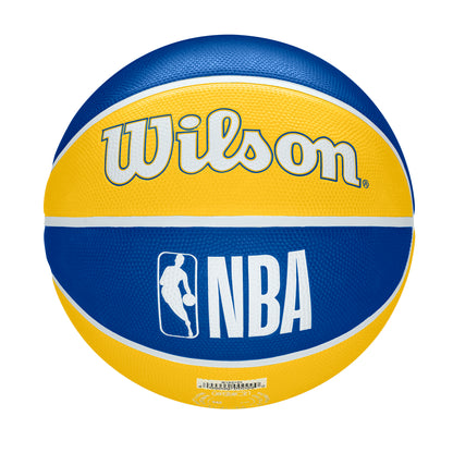 Wilson NBA TEAM TRIBUTE BASKETBALL GOLDEN STATE WARRIORS Blue/Yellow WTB13XBGS