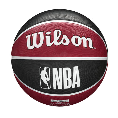 Wilson NBA TEAM TRIBUTE BASKETBALL MIAMI HEAT Black/Burgundy WTB13XBMI