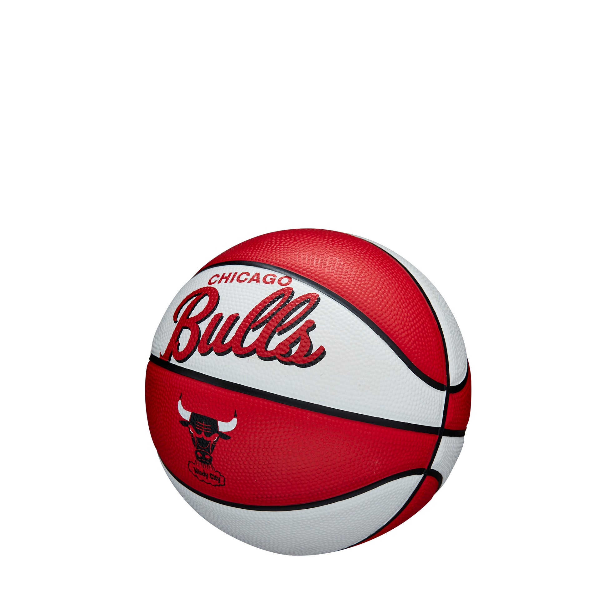 Wilson NBA TEAM RETRO MINI BASKETBALL CHICAGO BULLS Red/White WTB32XBCH