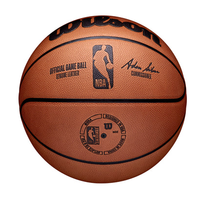 Wilson NBA OFFICIAL GAME BALL BASKETBALL RETAIL Brown WTB7500ID