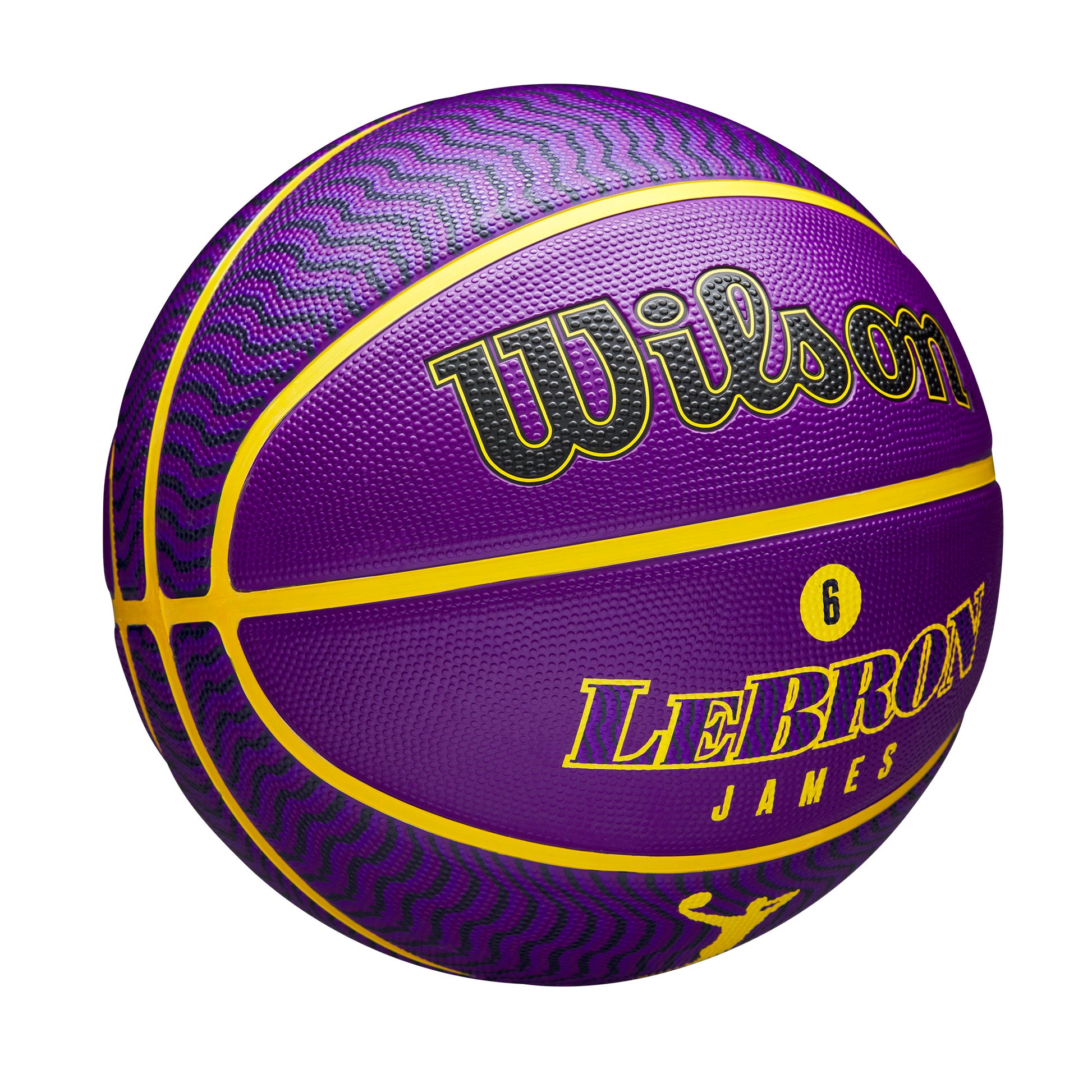Wilson NBA PLAYER ICON OUTDOOR BASKETBALL LEBRON Purple WZ4005901XB