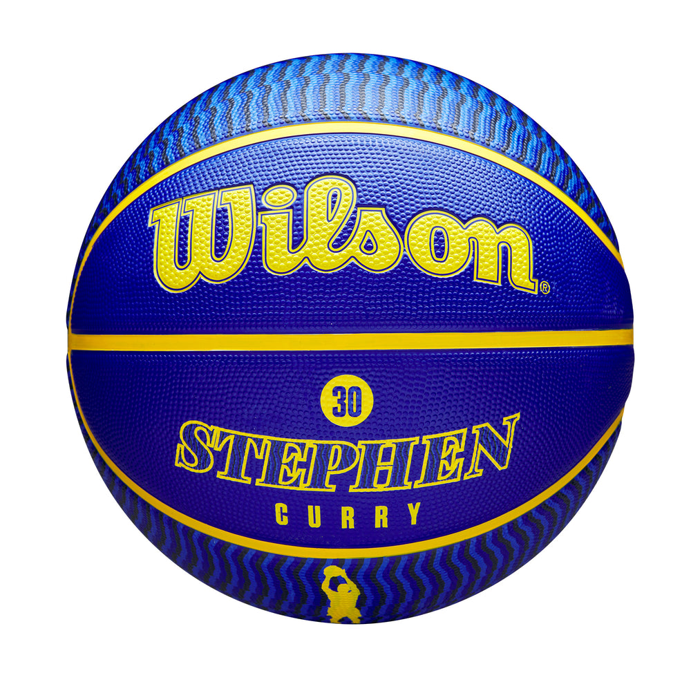 Wilson NBA PLAYER ICON OUTDOOR BASKETBALL CURRY Blue WZ4006101XB