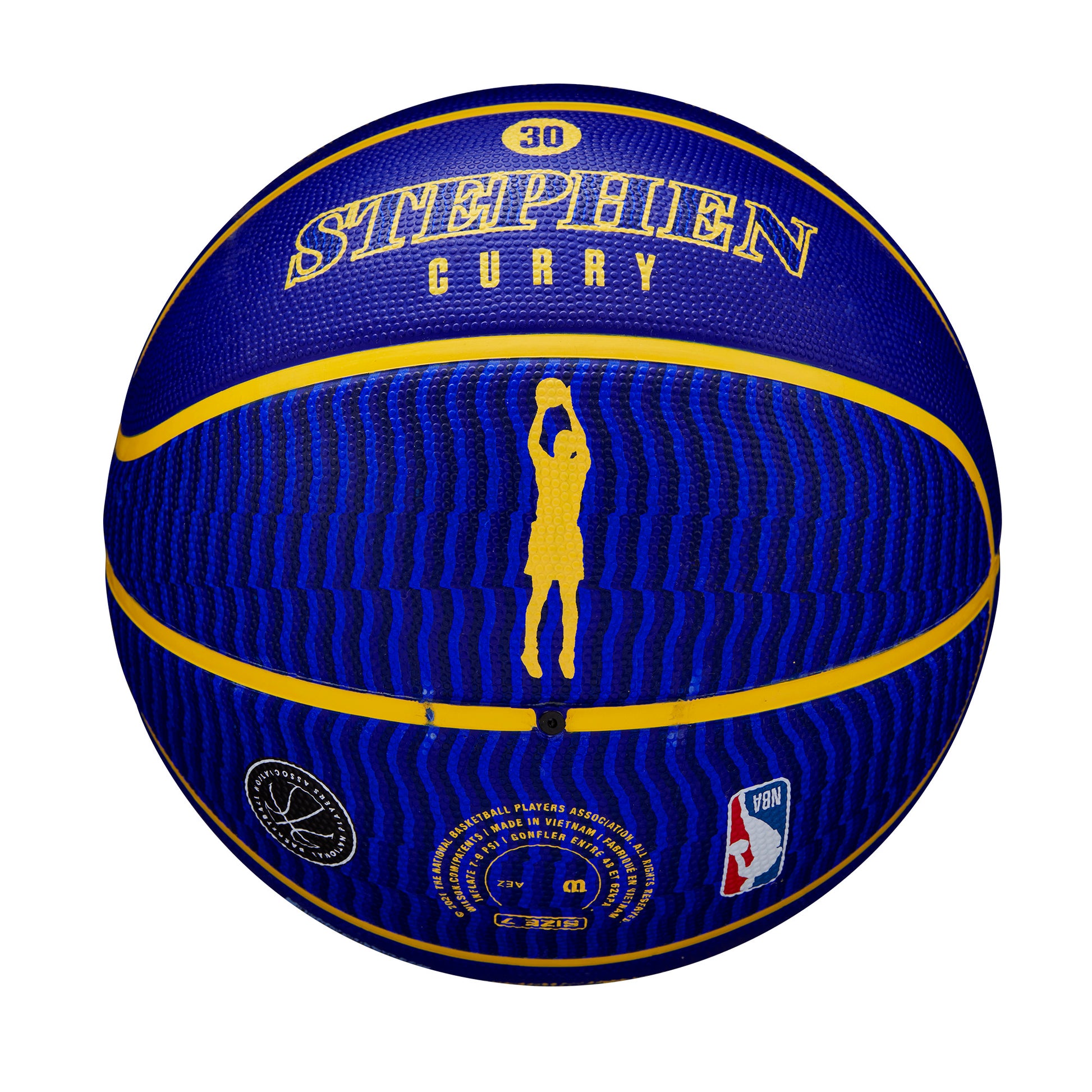 Wilson NBA PLAYER ICON OUTDOOR BASKETBALL CURRY Blue WZ4006101XB
