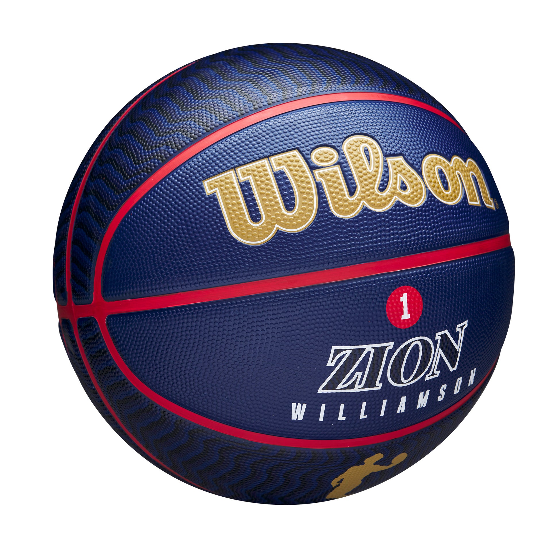 Wilson NBA PLAYER ICON OUTDOOR BASKETBALL ZION Blue WZ4008601XB