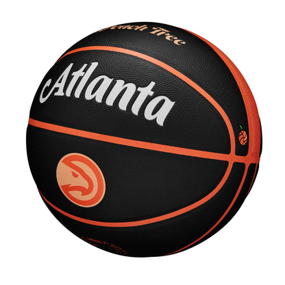 Wilson NBA TEAM CITY COLLECTOR BASKETBALL ATLANTA HAWKS Black WZ4016401XB