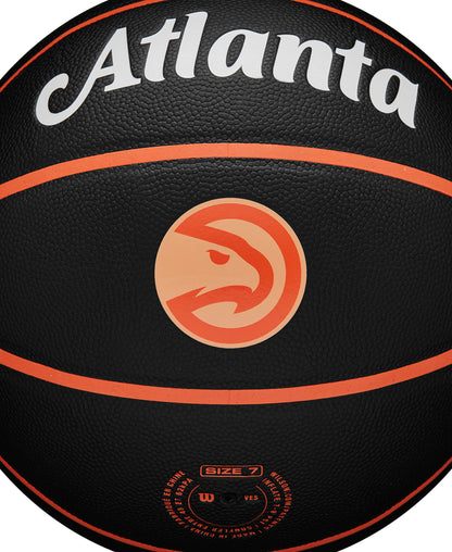 Wilson NBA TEAM CITY COLLECTOR BASKETBALL ATLANTA HAWKS Black WZ4016401XB