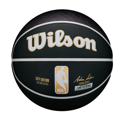 Wilson NBA TEAM CITY COLLECTOR BASKETBALL BOSTON CELTICS Black WZ4016402XB