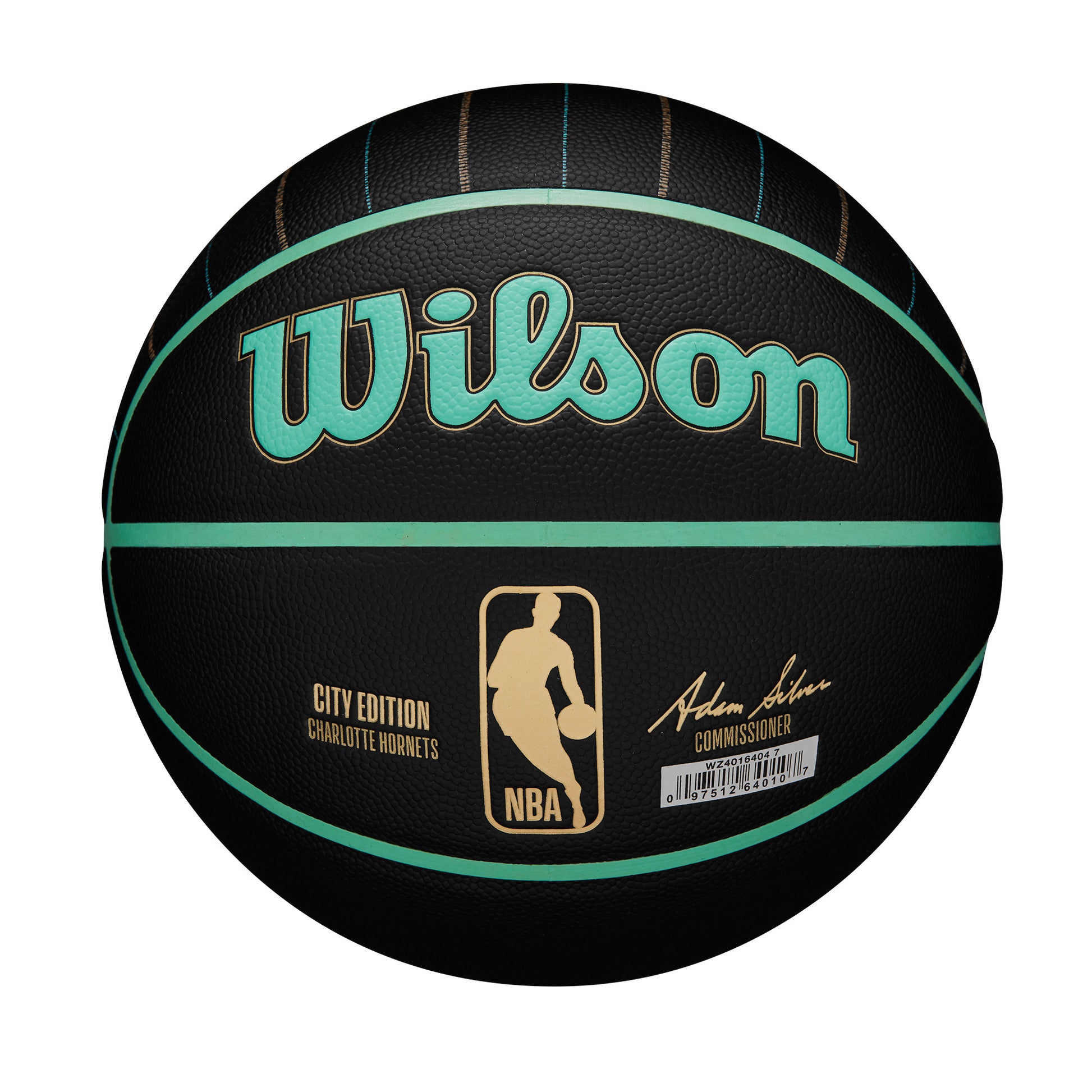 Wilson NBA TEAM CITY COLLECTOR BASKETBALL CHARLOTTE HORNETS Black WZ4016404XB
