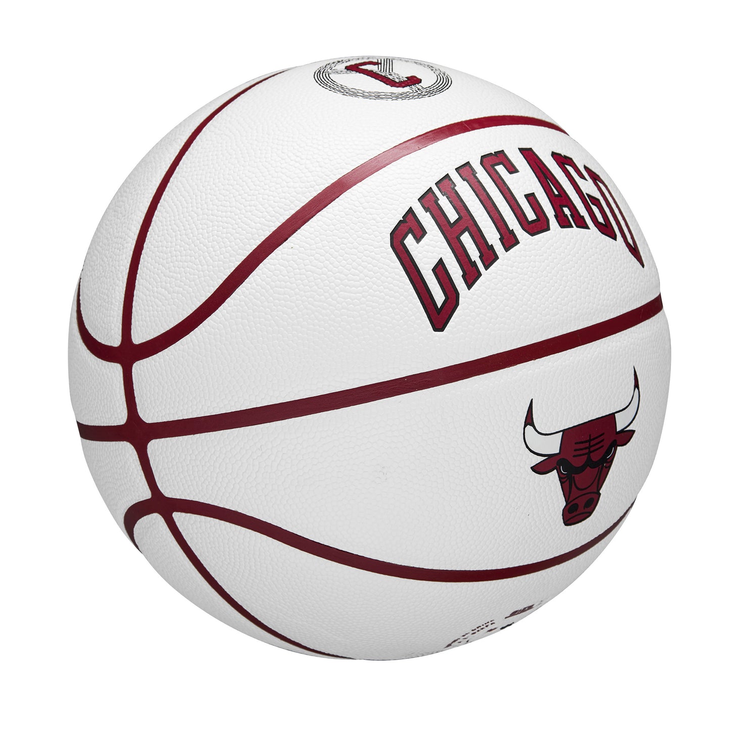 Wilson NBA TEAM CITY COLLECTOR BASKETBALL CHICAGO BULLS White WZ4016405XB