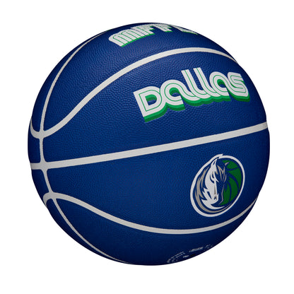 Wilson NBA TEAM CITY COLLECTOR BASKETBALL DALLAS MAVERICKS Blue WZ4016407XB