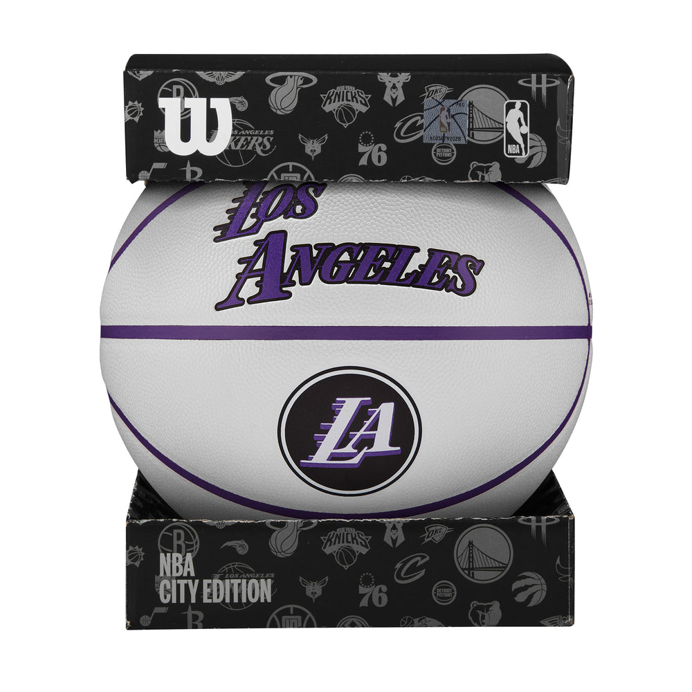 NBA TEAM CITY COLLECTOR BASKETBALL - LOS ANGELES LAKERS - WilsonME