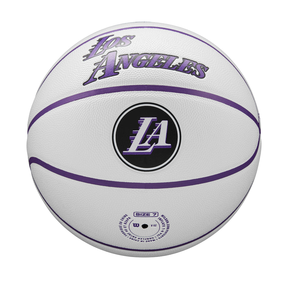 NBA TEAM CITY COLLECTOR BASKETBALL - LOS ANGELES LAKERS - WilsonME