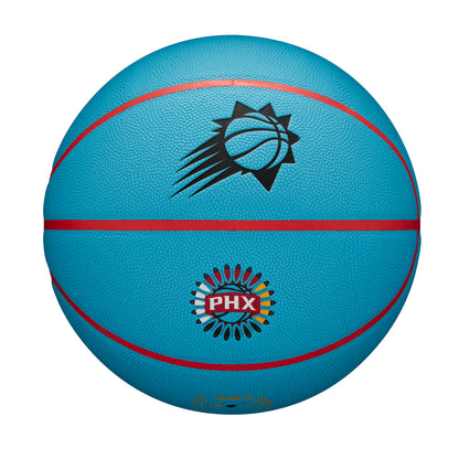 Wilson NBA TEAM CITY COLLECTOR BASKETBALL PHOENIX SUNS Blue WZ4016424XB