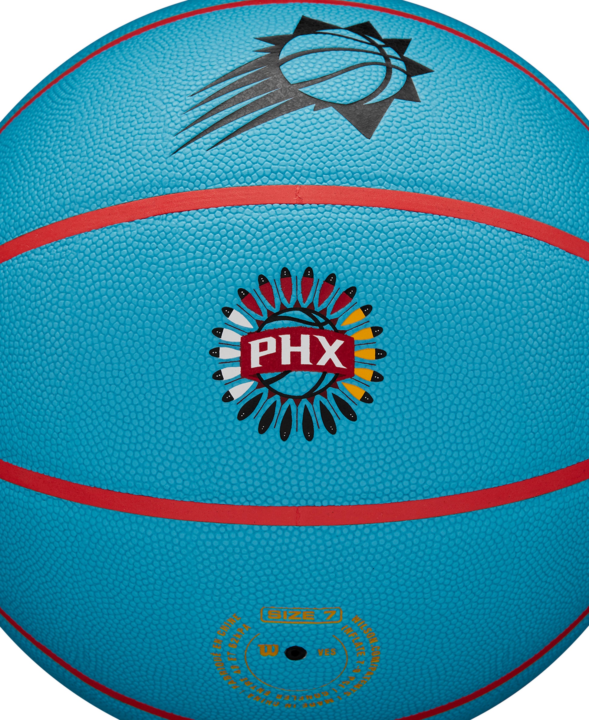 Wilson NBA TEAM CITY COLLECTOR BASKETBALL PHOENIX SUNS Blue WZ4016424XB