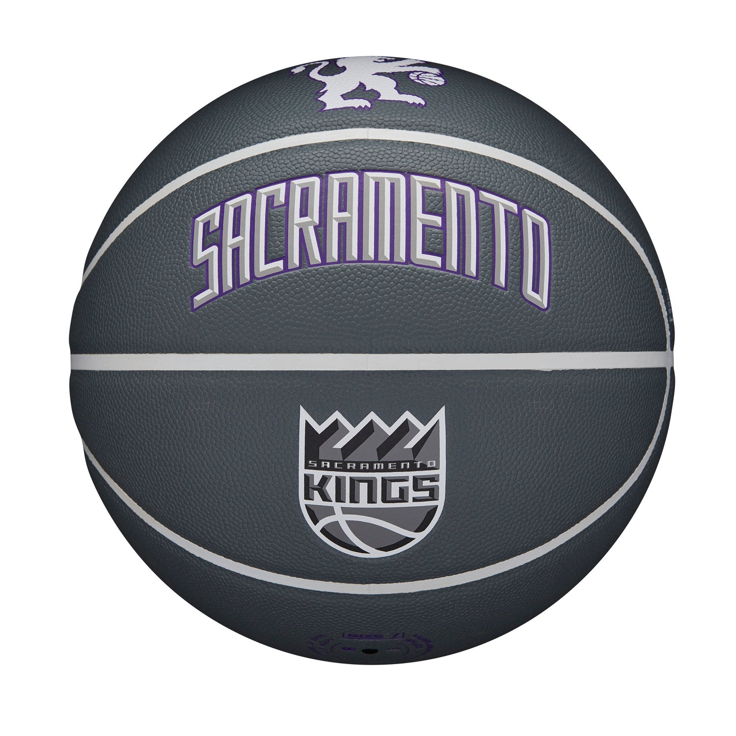 Wilson NBA TEAM CITY COLLECTOR BASKETBALL SACRAMENTO KINGS Grey WZ4016426XB