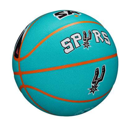 Wilson NBA TEAM CITY COLLECTOR BASKETBALL SAN ANTONIO SPURS Blue WZ4016427XB